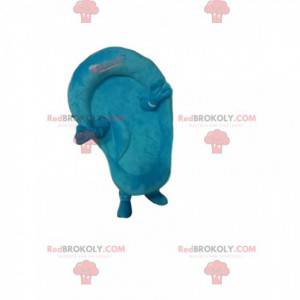 Blauwe waadbad mascotte. Waadbad kostuum - Redbrokoly.com